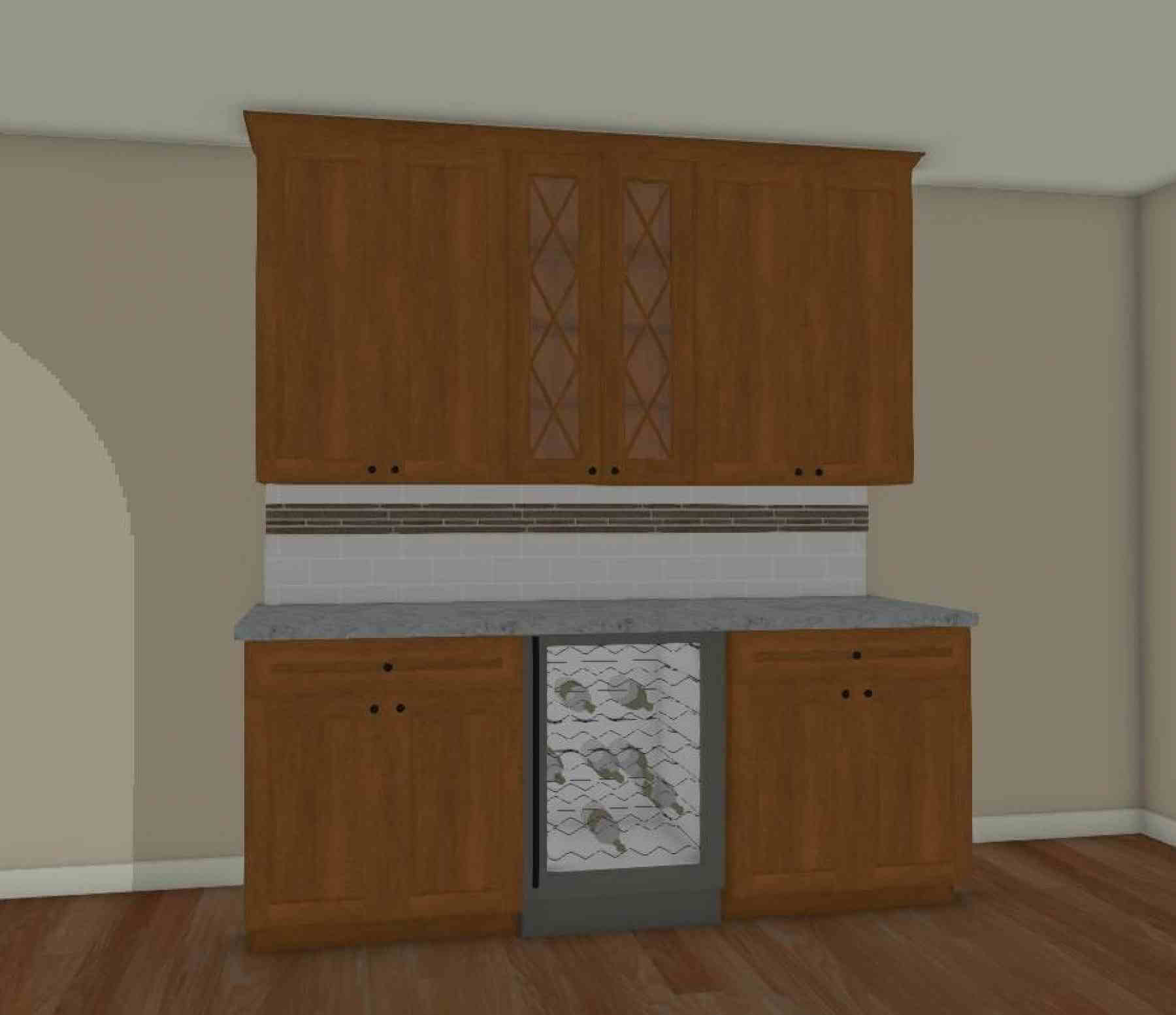 The Dining Room Buffet Rendering