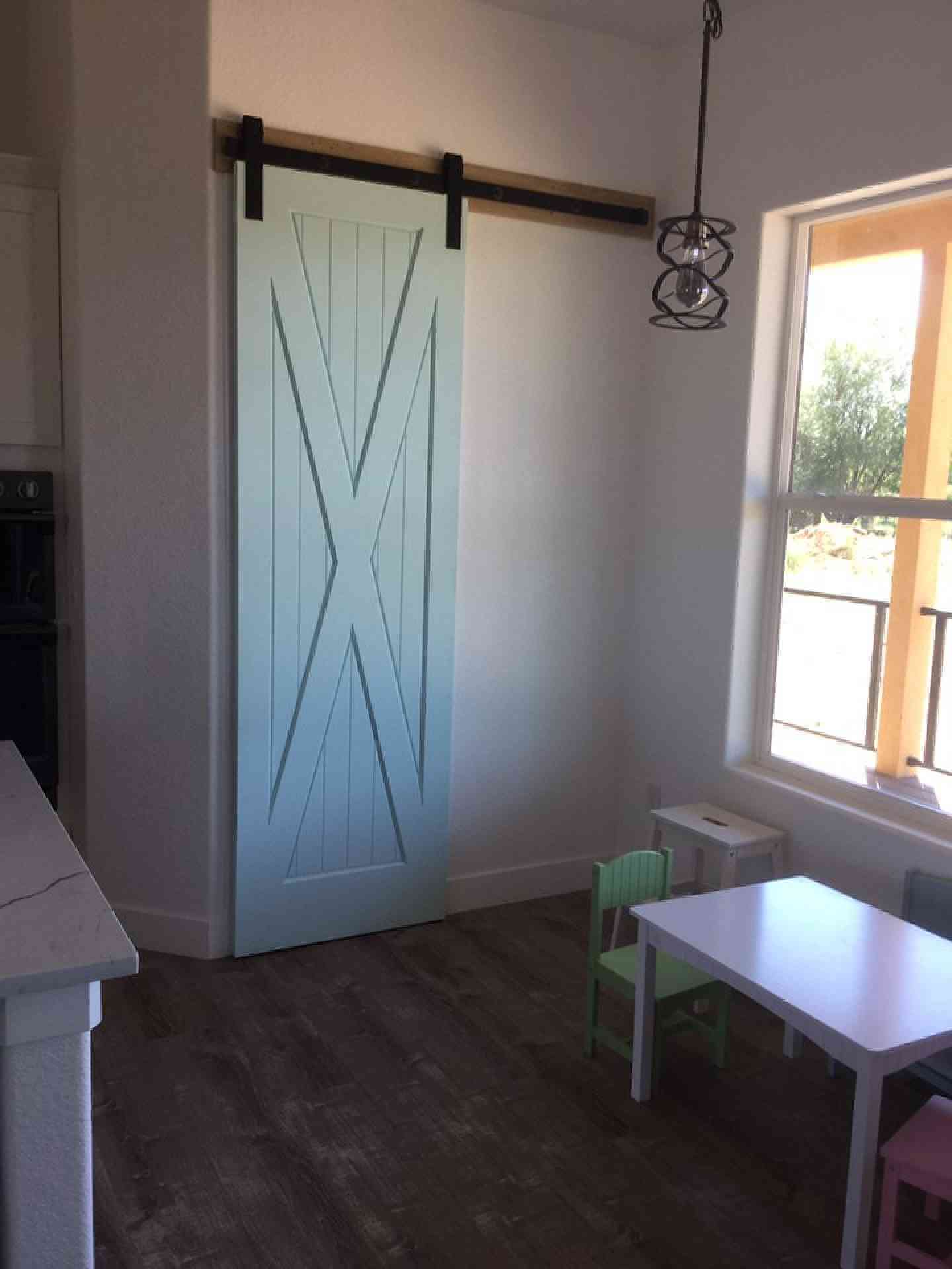 Unique pantry door